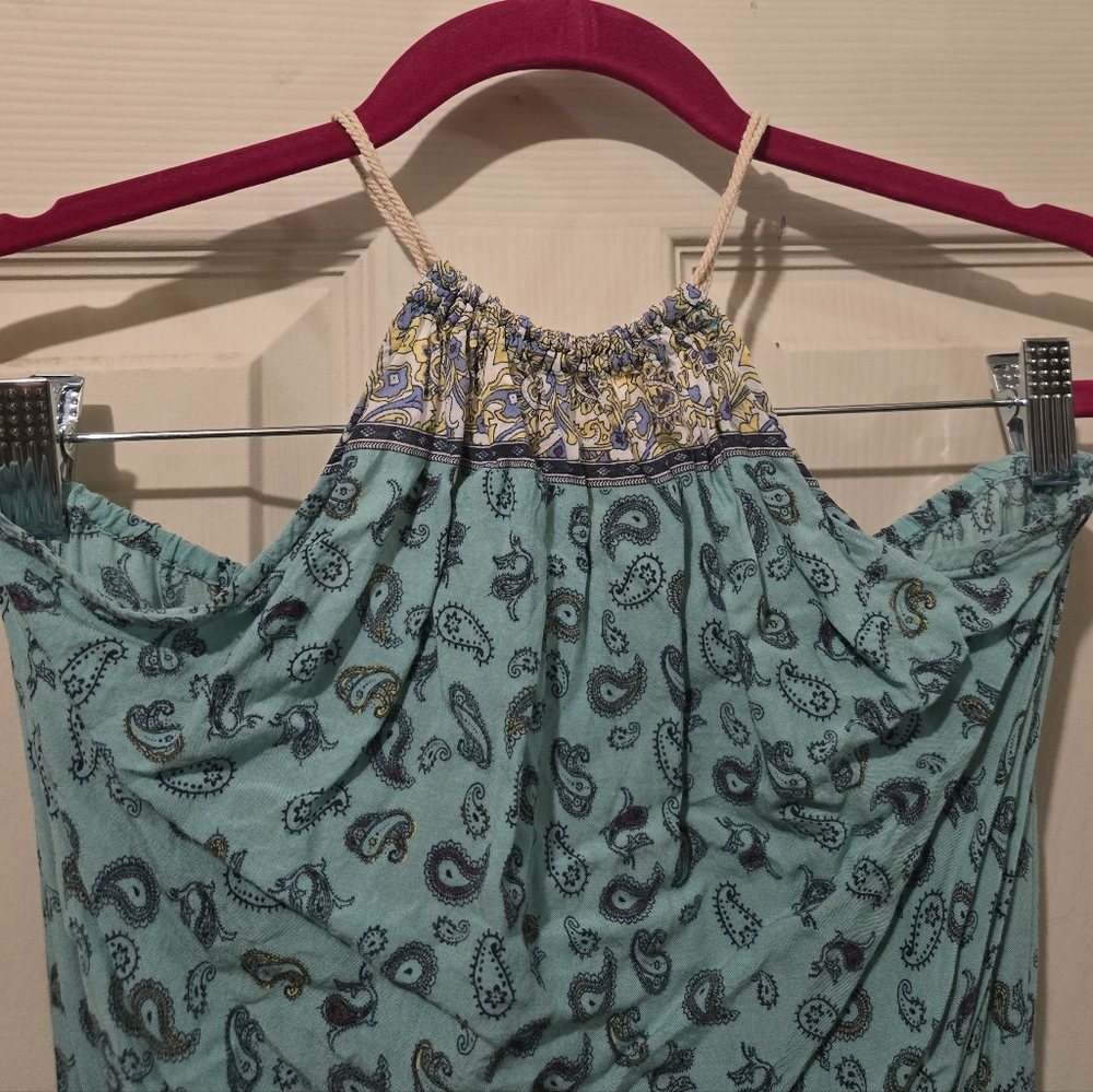 Romper Beachwear | Medium | Paisley Turquoise |